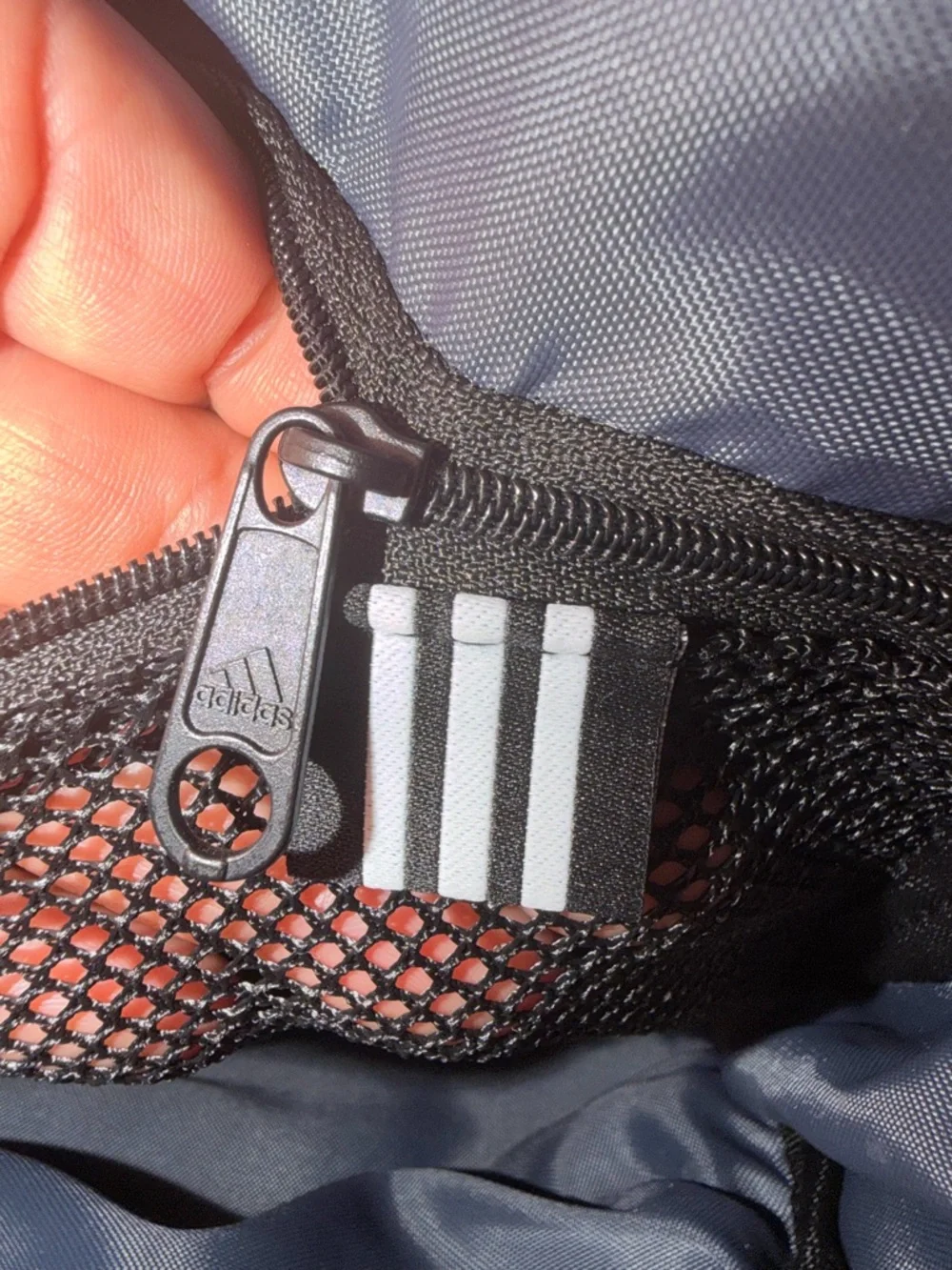 adidas Black Mini Backpack with Holographic Logo - Picture 8 of 8